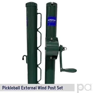 Pickleball External Wind Net Posts