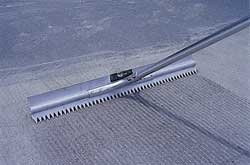 clay tennis court lute and scarifier