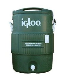 igloo water cooler 10 gallons green