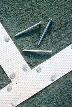 Line Tape Nails - 2-1/2" Aluminum